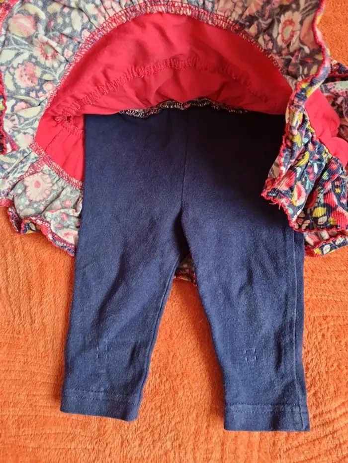Jupe legging 6 mois 68 cm grain de blé - photo numéro 3