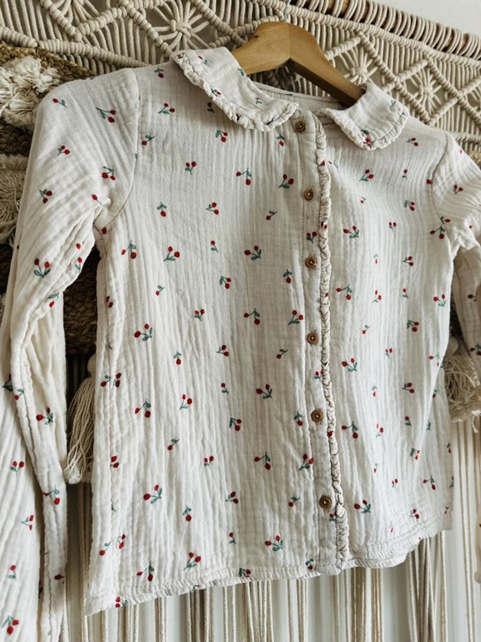 Chemise cerises 9 ans Vertbaudet - photo numéro 2