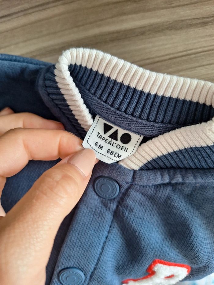 Veste/blouson bomber bébé garçon 6mois tape à l'œil - photo numéro 3