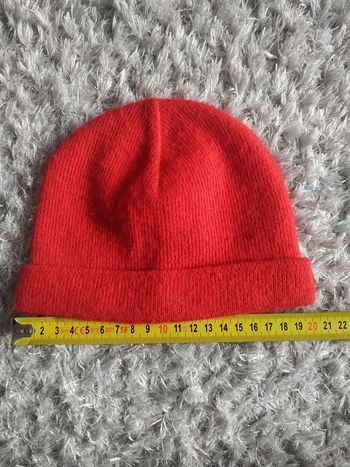 Bonnet rouge tour de tête 40 cm
