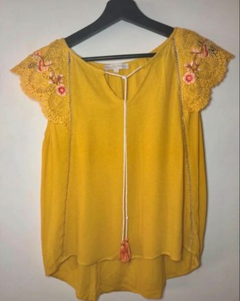 Blouse moutarde ))