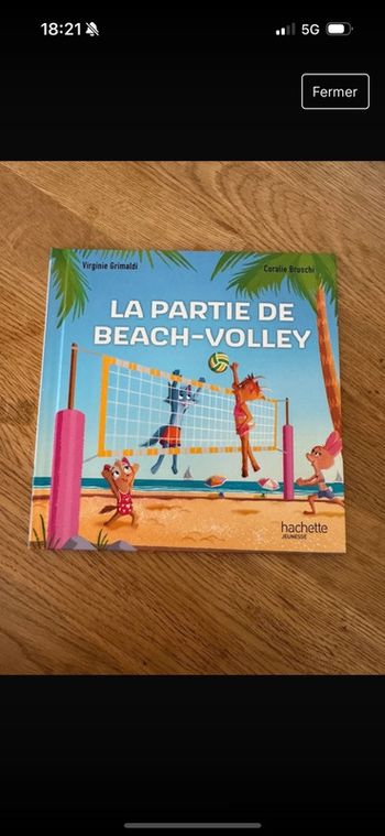 Livre McDo la partie de beach-volley
