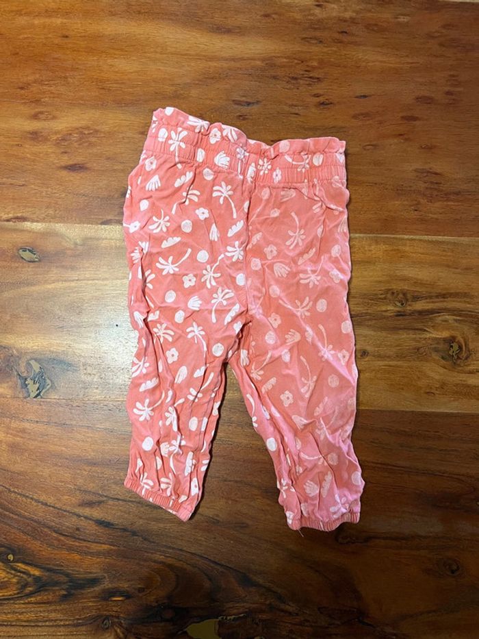 Pantalon léger été fille 12 mois