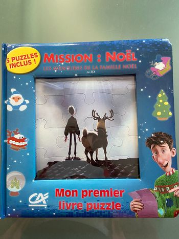 Livres puzzles Mission Noël