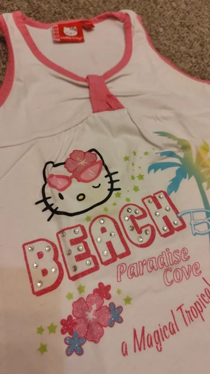 Débardeur Hello Kitty 3 ans - photo numéro 2