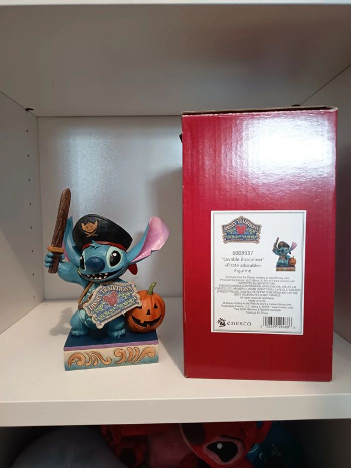 Figurine stitch pirate Disney traditions neuve - photo numéro 2