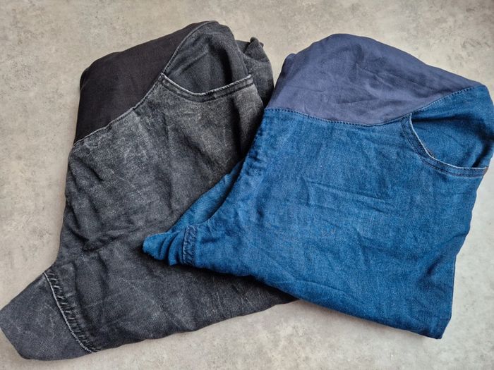 Lot de 2 jeans de grossesse