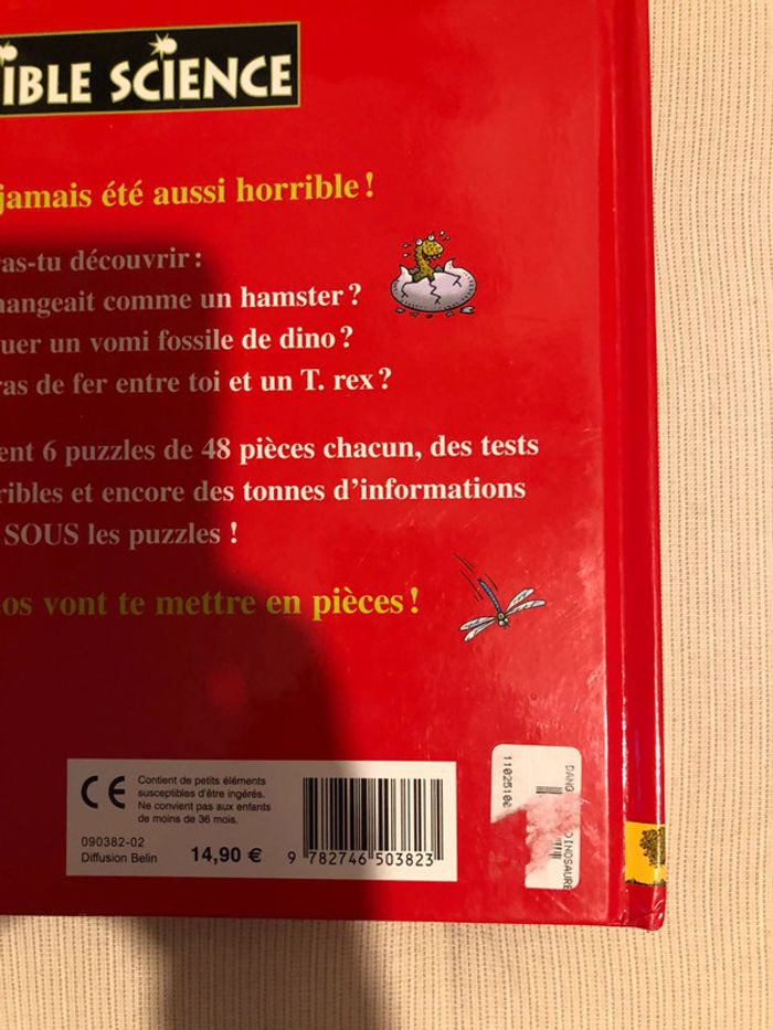 Livre avec plusieurs pages de puzzle dinosaures - photo numéro 6