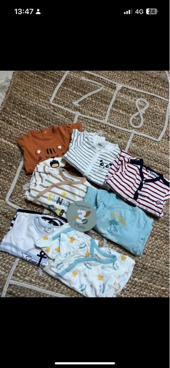Lot 7 pyjamas 3 mois