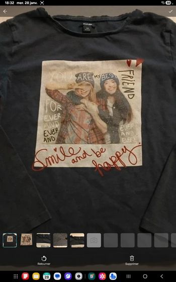 Tee-shirt manches longues 10 ans GF94