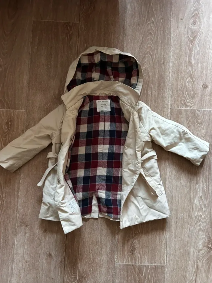 Veste Trench Zara 12-18 mois - photo numéro 2