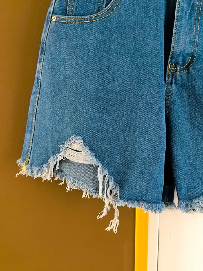 Short bleu foncé femme XL - photo numéro 4