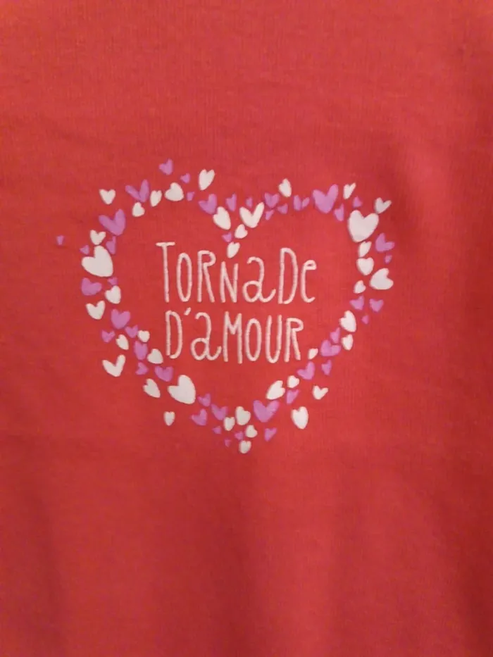 Body rouge clair Tissaia 18M. - photo numéro 2