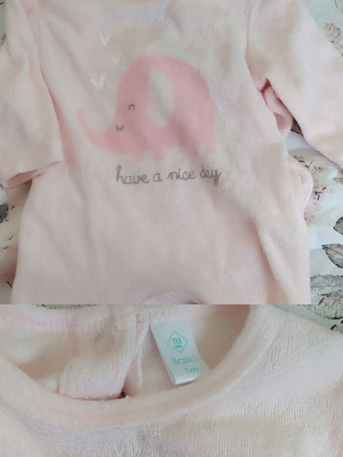 Lot de 9 pyjamas epais 1 mois - photo numéro 6