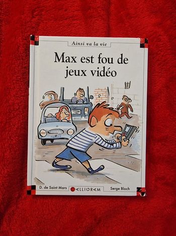 Livre 8 max est fou de jeux vidéo