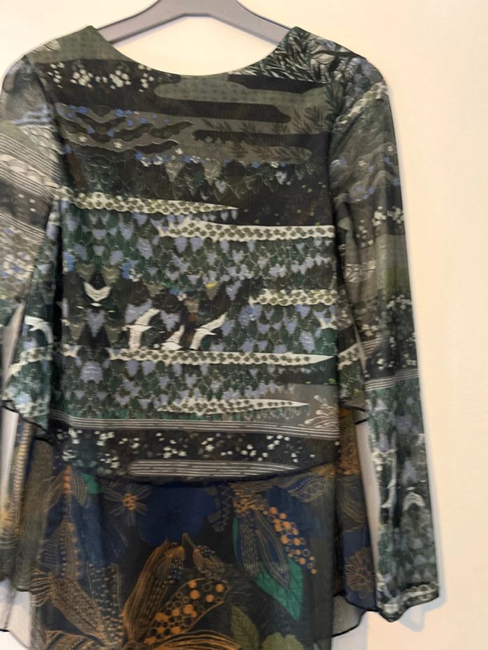 Superbe robe voile et volants Desigual XS - photo numéro 9