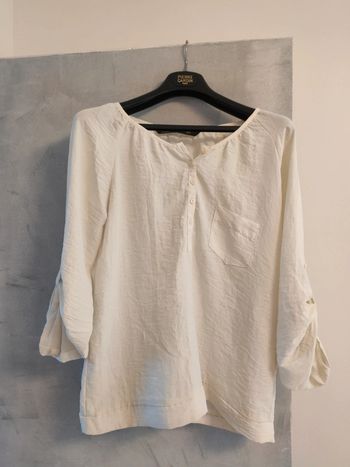 Blouse blanche Zara T 34/36