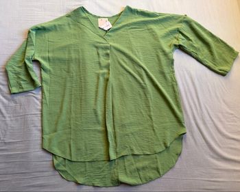 Blouse verte, New Collection, Taille Unique