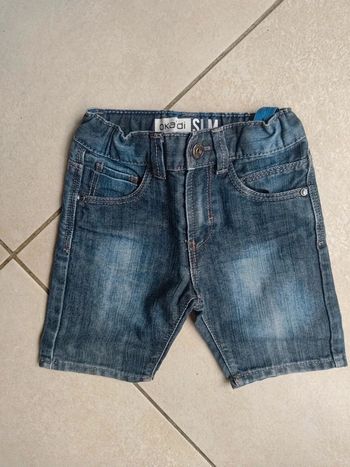 Short jean garçon