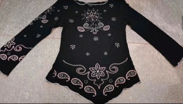 T-shirt à manches 3/4 femme S 36
