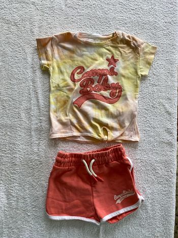 T24mois ensemble tee shirt + short