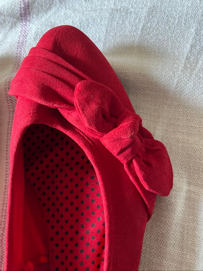 Ballerines neuves rouge 39 - photo numéro 3