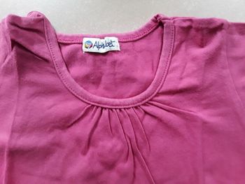 T-shirt rose ALPHABET 6 ans