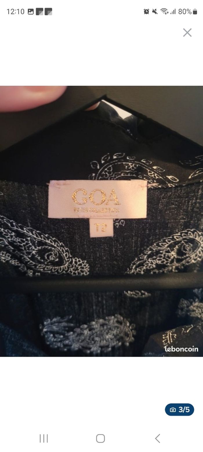 Chemise imprimé femme GOA-Taille M(38) - photo numéro 3