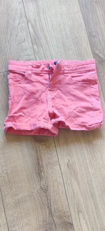 Short rose fille 8 ans