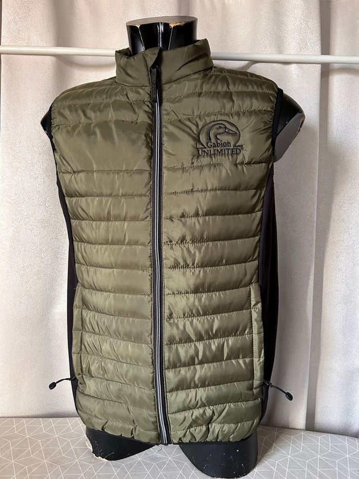 Blouson doudoune sans manche kaki gabion M Pen Duick - photo numéro 4