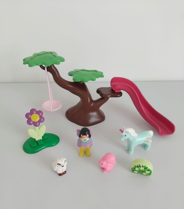 PLAYMOBIL 123 Arbre de Fée Licorne 70400 Junior Complet 🧚‍♀️
