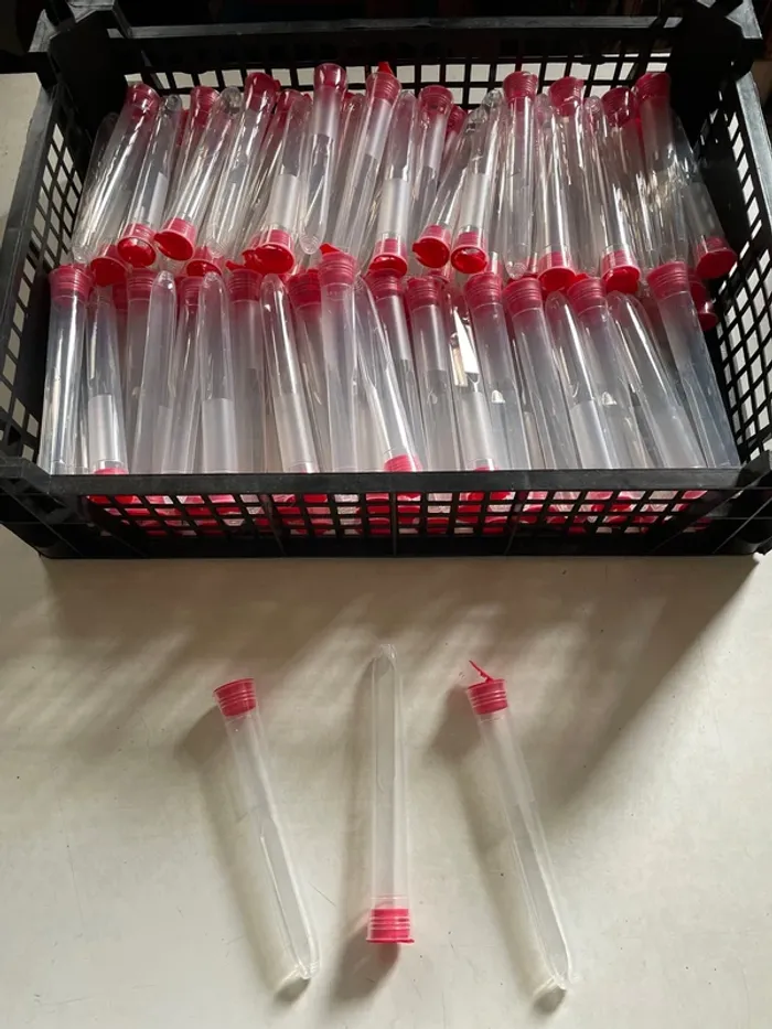 Lot de 45 tubes de rangement en plastique