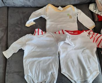 Bodies manches longues 3 mois