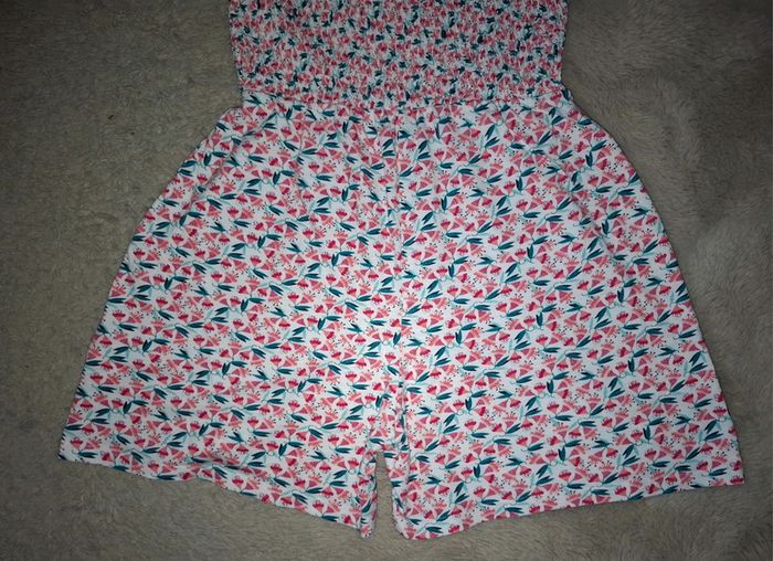 Combinaison short okaidi 10 ans fleurs - photo numéro 7