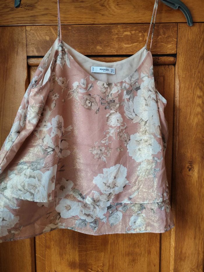 Top fleuri Mango taille M