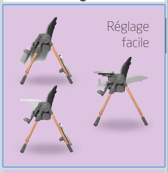 Maxi-Cosi Minla Chaise Haute Bébé Evolutive, 0 - 14 ans, - photo numéro 3