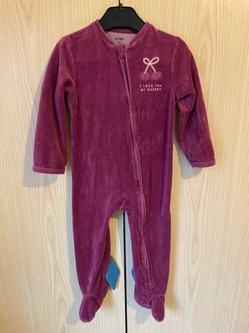 Pyjama avec fermeture Kiabi 24 mois