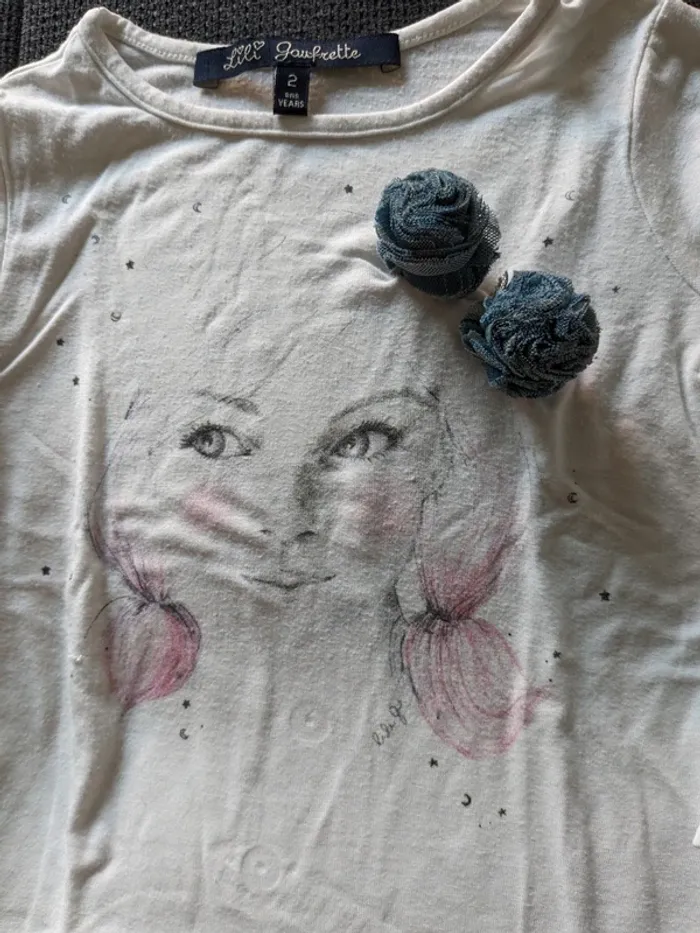 Tee shirt Lili gaufrette - photo numéro 2