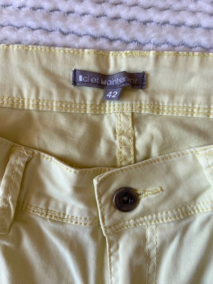 Lot de 3 pantalons coton taille basse / Taille 42 - photo numéro 17