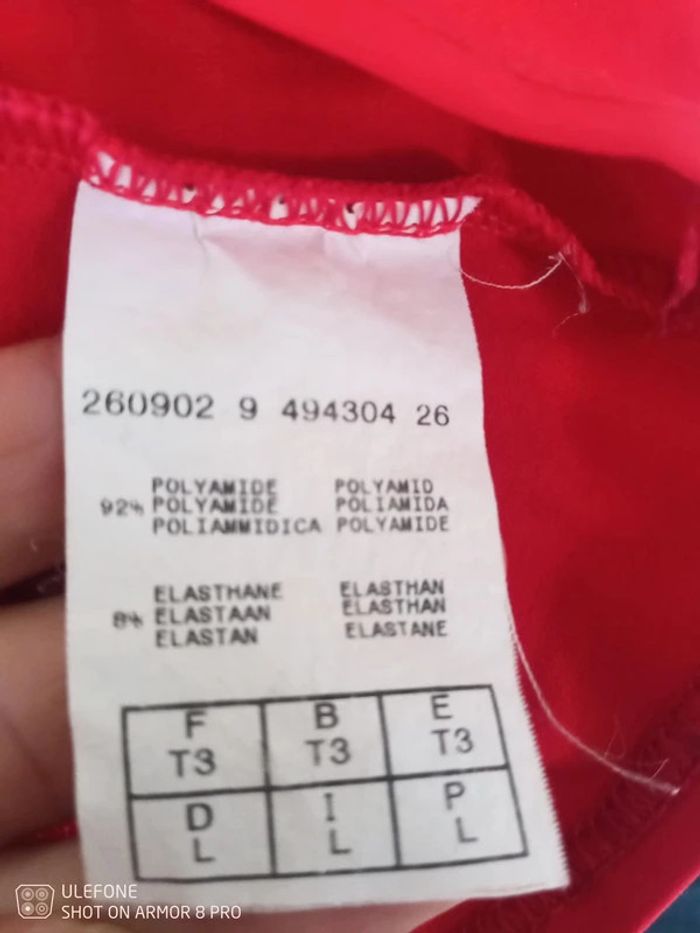 Débardeur rouge à grosses bretelles ,femme T40 ou T3 - Pimkie - photo numéro 6