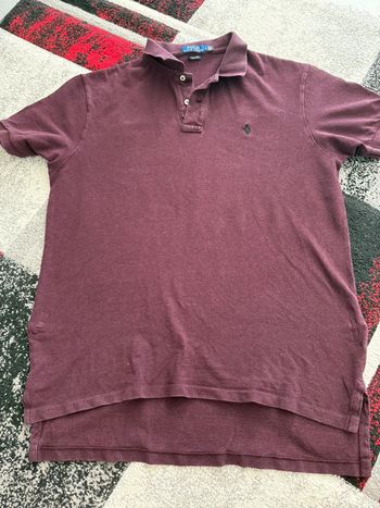 Polo bordeaux Classic fit Ralph Lauren taille L
