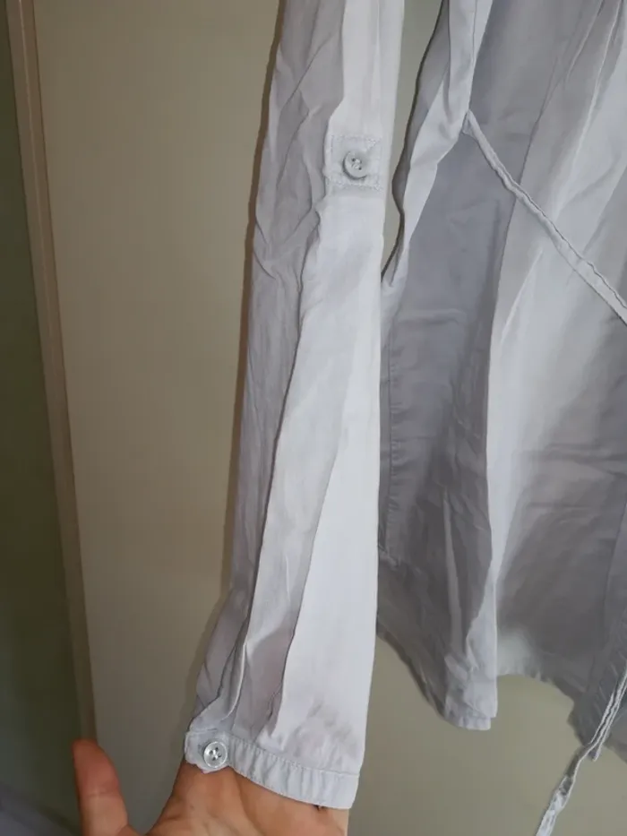 Joli chemisier gris, Pimkie, taille M, très bon état - photo numéro 3