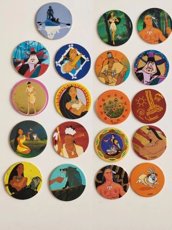 pogs disney pocahontas