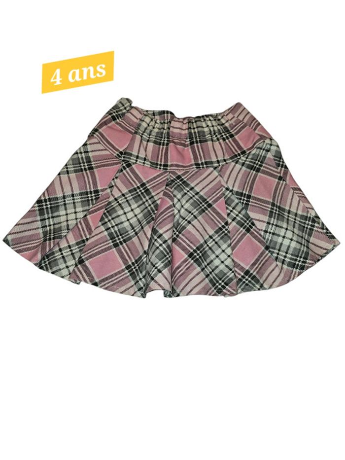 Jupe à carreaux 4 ans