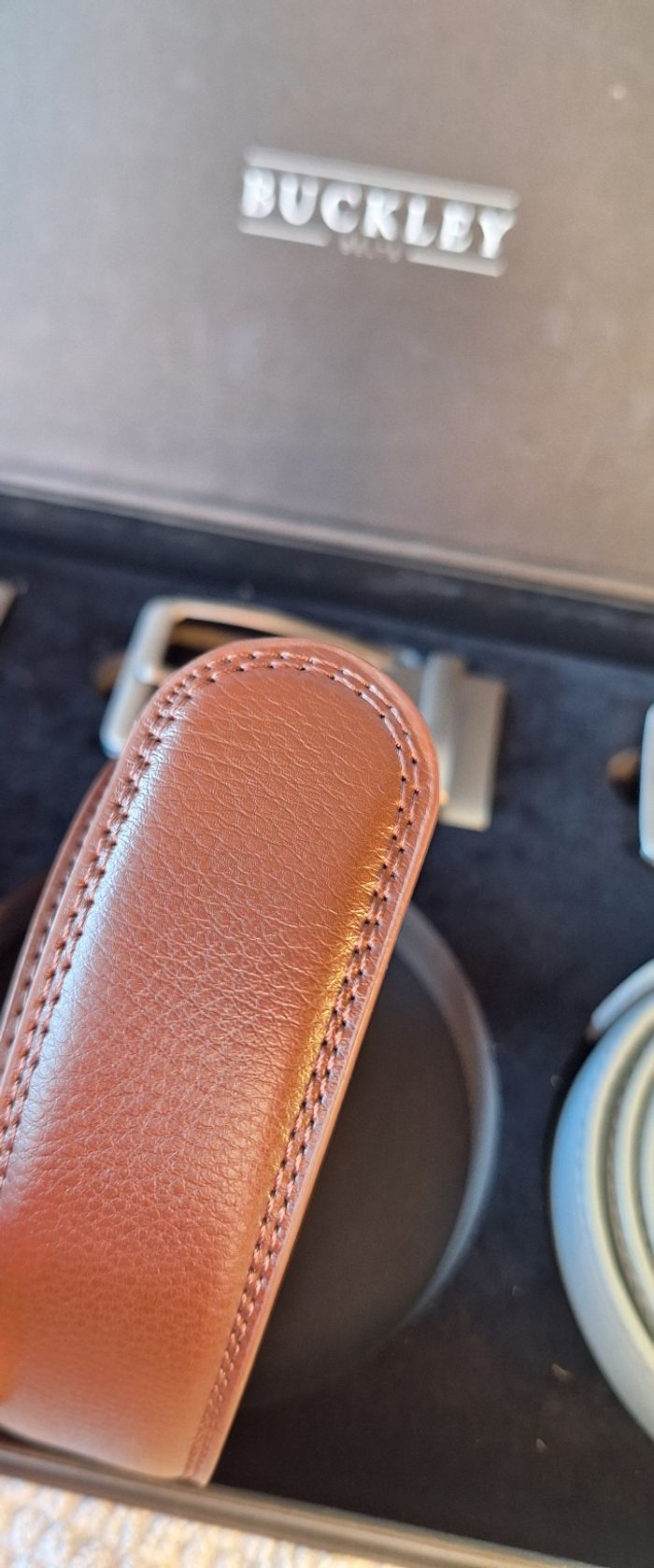 Coffret 3 ceintures pour homme "Buckley Belts" - photo numéro 5