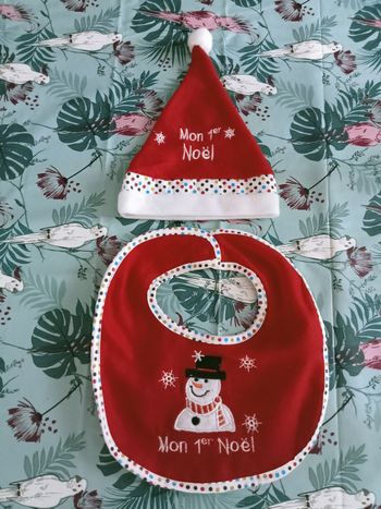 Bavoir+Bonet 1mois inextenso