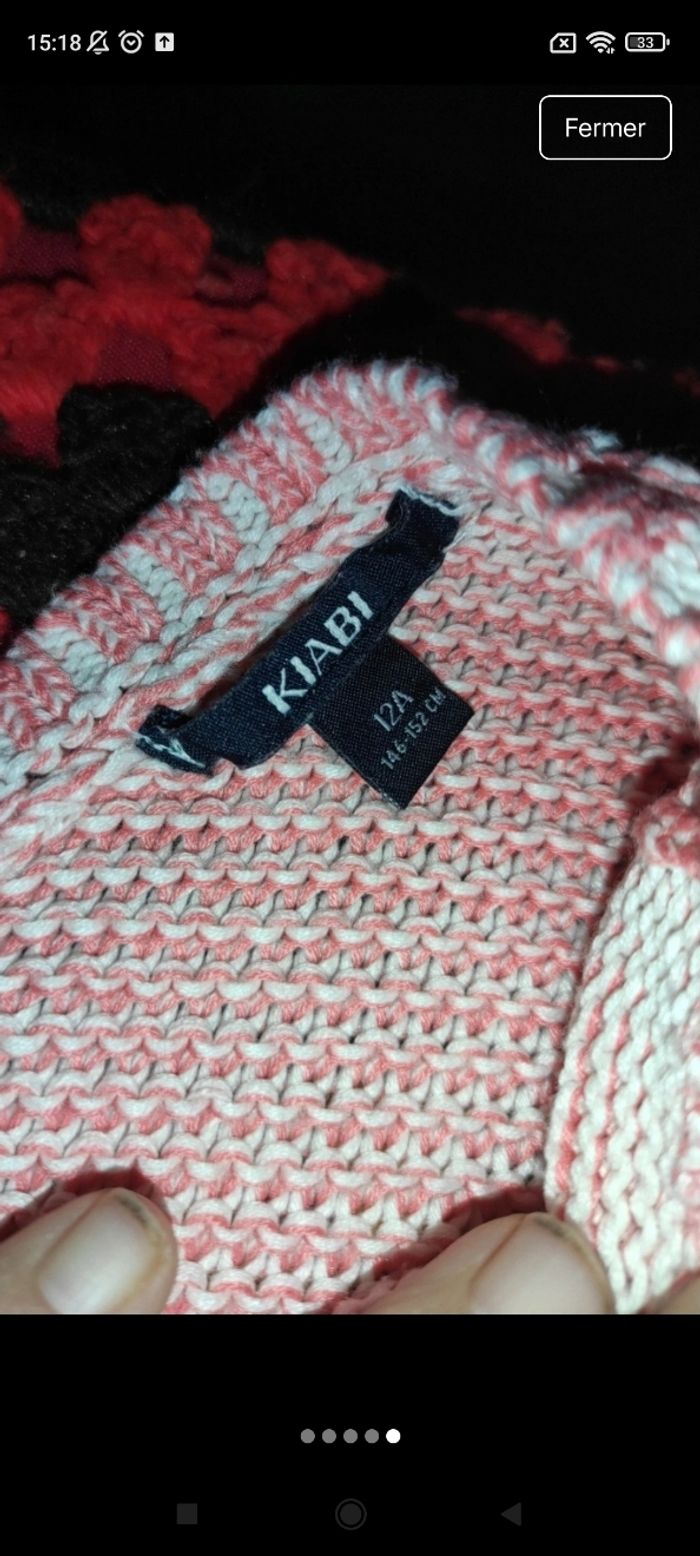 Très beau pull fille e8 - photo numéro 2