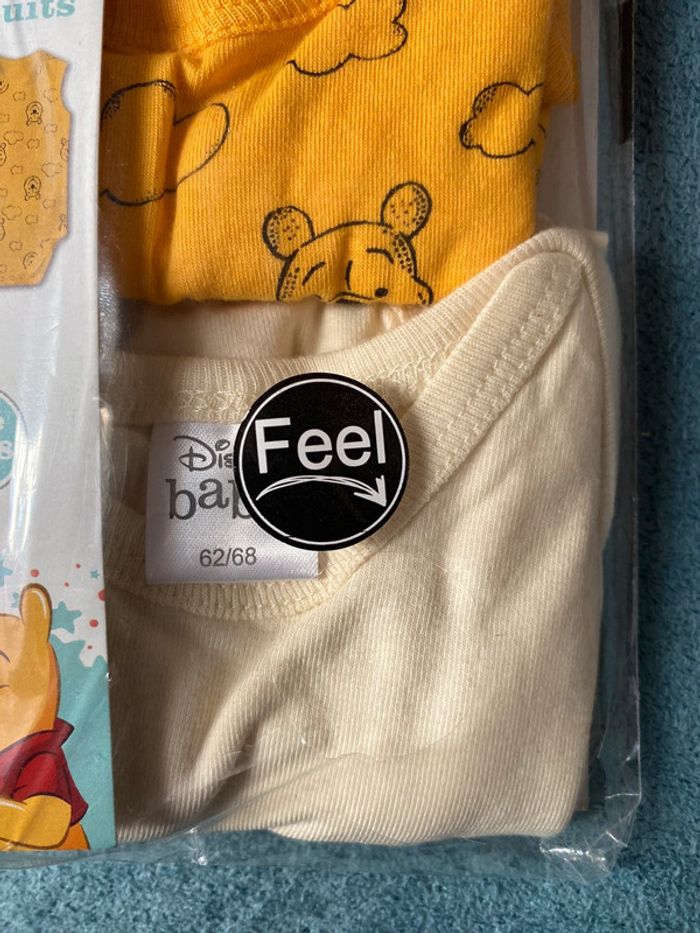 Lot de 2 body disney baby 62/68 Winnie l’ourson sans manche - photo numéro 6