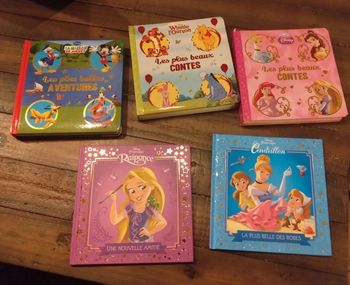 Lot de 5 livres d histoire Disney
