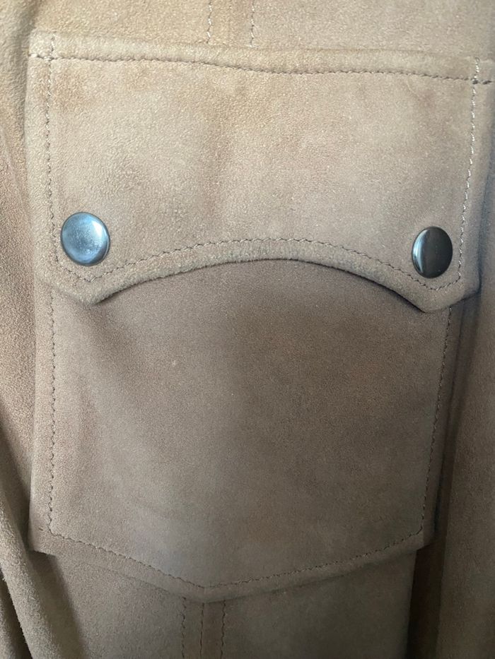 Chemise en daim camel - photo numéro 4